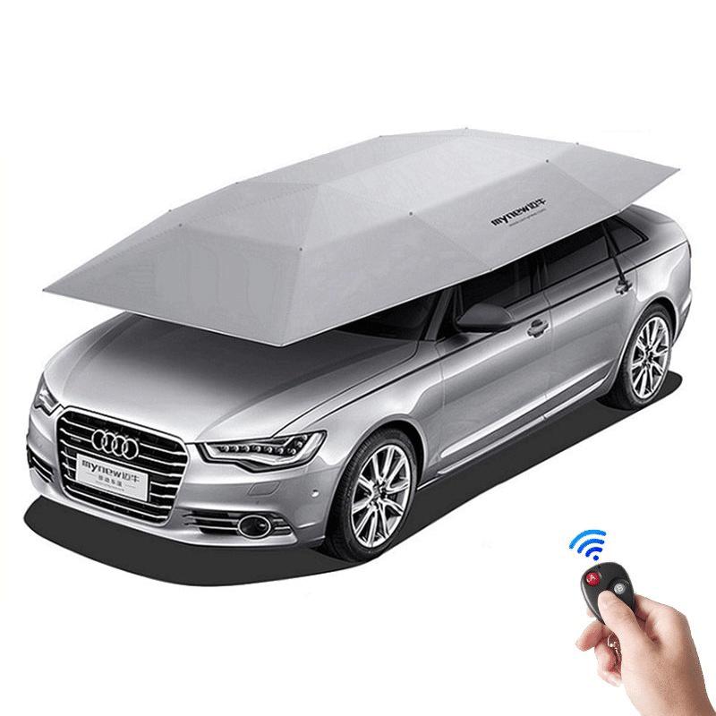 Portable Car Roof Umbrella Sunshade Insulation Cover Outdoor Travel Roof Remote Automatic Umbrella Control Anti-UV WindWindproof Sun Shelter Umbrella Awning Tent ราคา 16,270 บาท*ส่งฟรี