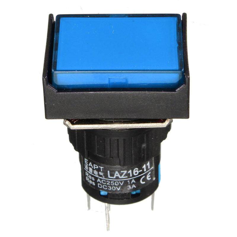 Bảng giá 16mm Push Button Self-Reset Switch Square LED Light DC 24V Momentary Switches Phong Vũ