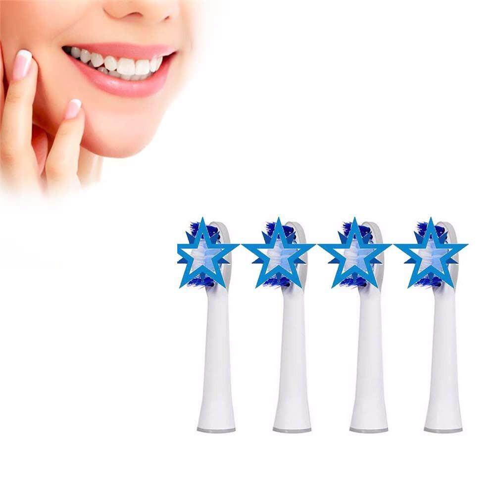 แปรงสีฟันไฟฟ้า รอยยิ้มขาวสดใสใน 1 สัปดาห์ ตรัง 1 Set High Quality Replacement Brush Heads Compatible For Oral Hygiene B SR32 4 S32 4 Electric Toothbrush