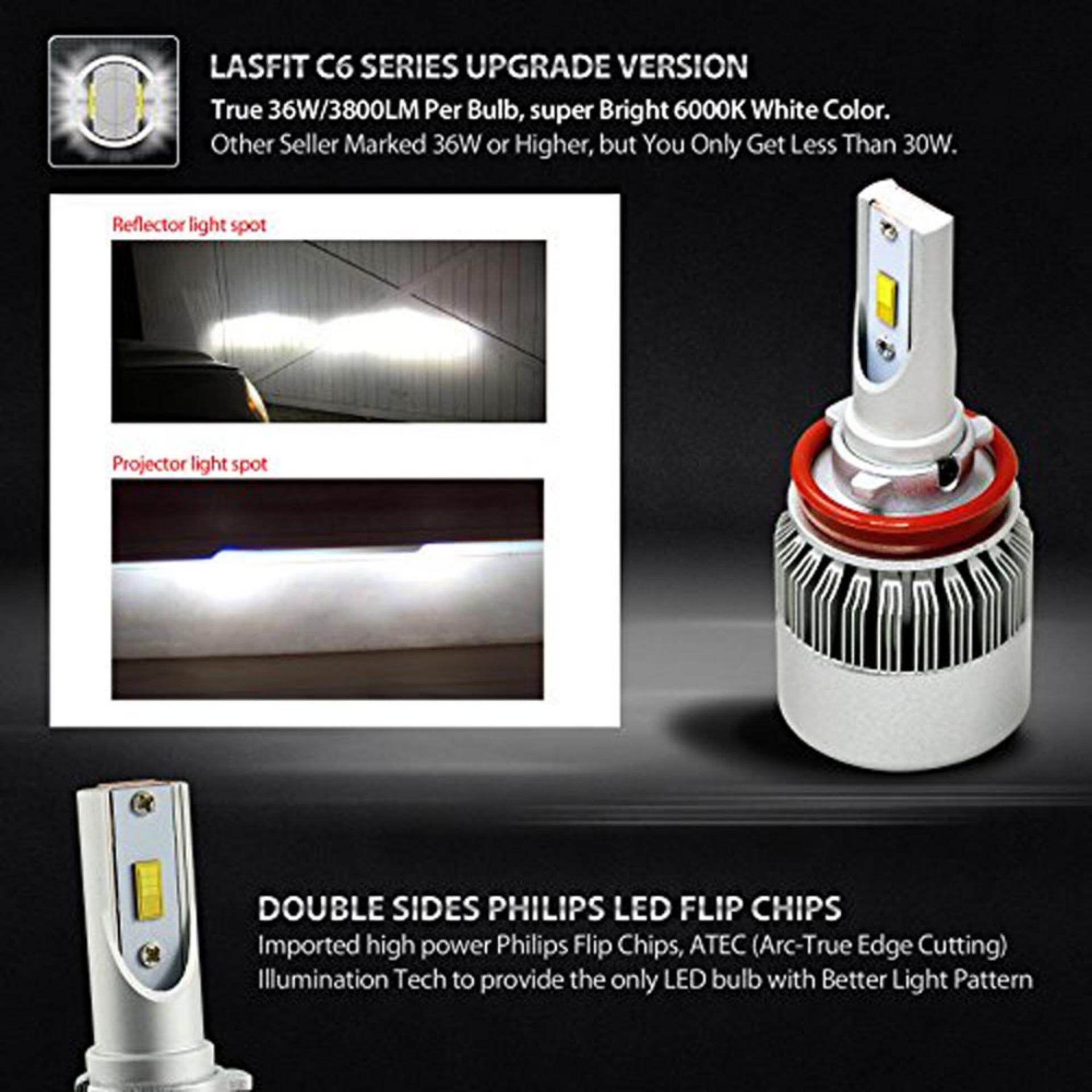 Perodua Alza Old 2010-2013 (Fog Lamp) C6 LED Light Car 