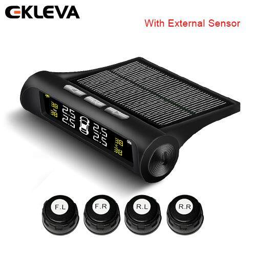ดูภาพ EKLEVA ใหม่พลังงานแสงอาทิตย์ TPMS ยางสมาร์ทตรวจสอบแรงดันยางรถยนต์ระบบ USB ดิจิตอลจอแสดงผล LCD อัตโนมัติสัญญาณเตือนภัยคำเตือน 4 เซ็นเซอร์ เพิ่มเติม EKLEVA ใหม่พลังงานแสงอาทิตย์ TPMS ยางสมาร์ทตรวจสอบแรงดันยางรถยนต์ระบบ USB ดิจิตอลจอแสดงผล LCD อัตโนมัติสัญญาณเตือนภัยคำเตือน 4 เซ็นเซอร์