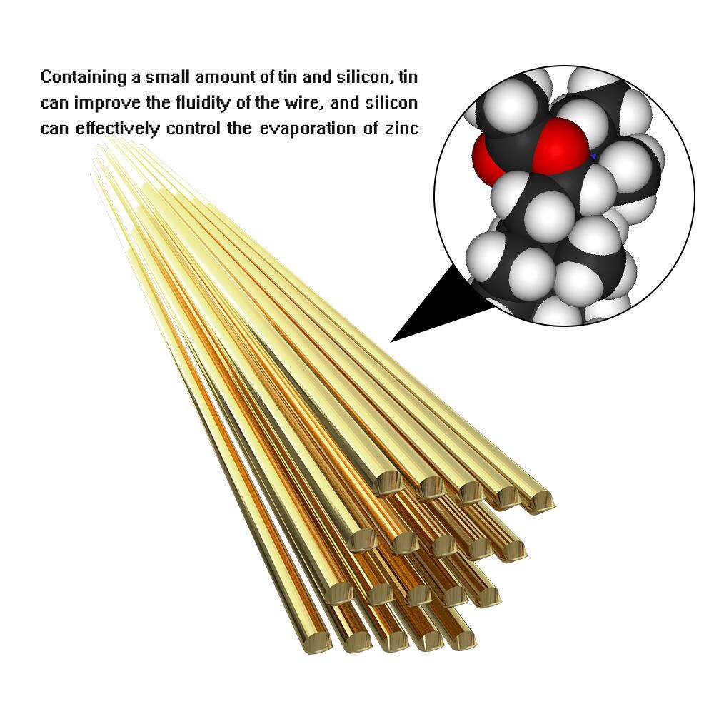50 Cái Đồng Thau Hàn Dây Điện Cực 1.6Mm * 250Mm Que Hàn Không Cần Bột Hàn