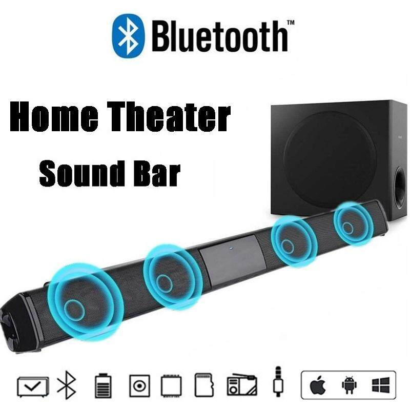 Wireless Bluetooth SoundBar 4.0 Speakers (Black) – Intl 