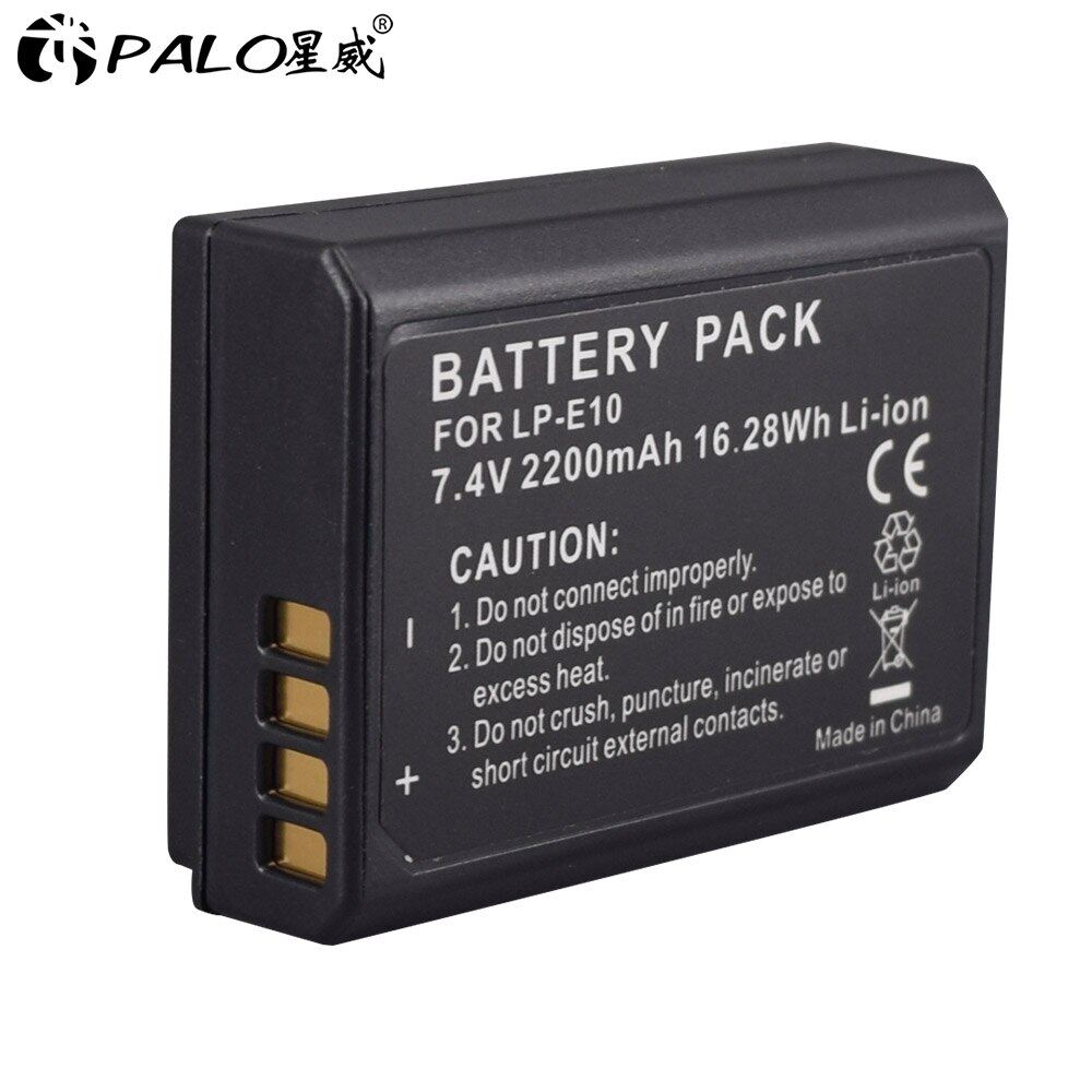 Lp-e10 pin máy ảnh lp e10 lpe10 + bộ sạc kép usb lcd cho canon eos 1100d 1200d 1300d kiss x50 x70 x80 rebel t3 t5 t6 l10