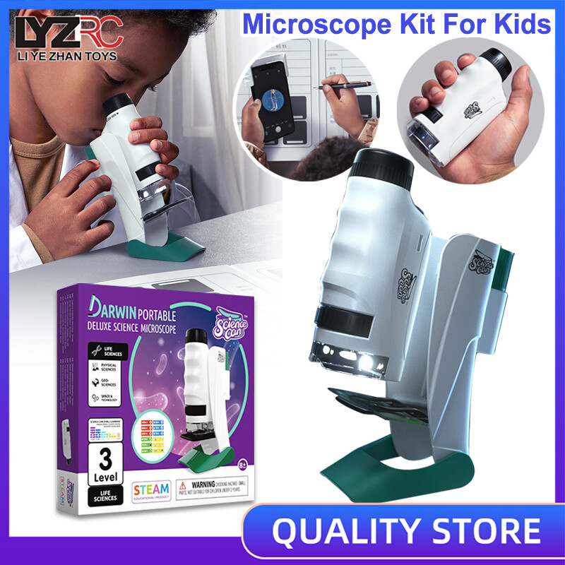 Kính Hiển Vi Mini Cầm Tay, Thí Nghiệm Sinh Học Chuyên Nghiệp Của Trẻ Em, Hỗ Trợ Giảng Dạy Quà Tặng Cho Học Sinh Trẻ Em