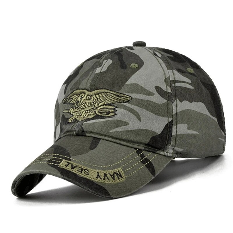 2022 High Quality Army Caps Camouflage Hat Men's Camouflage Short Button Tactical Hats Men's Baseball Cap Gorra Short Button Military Cap Type