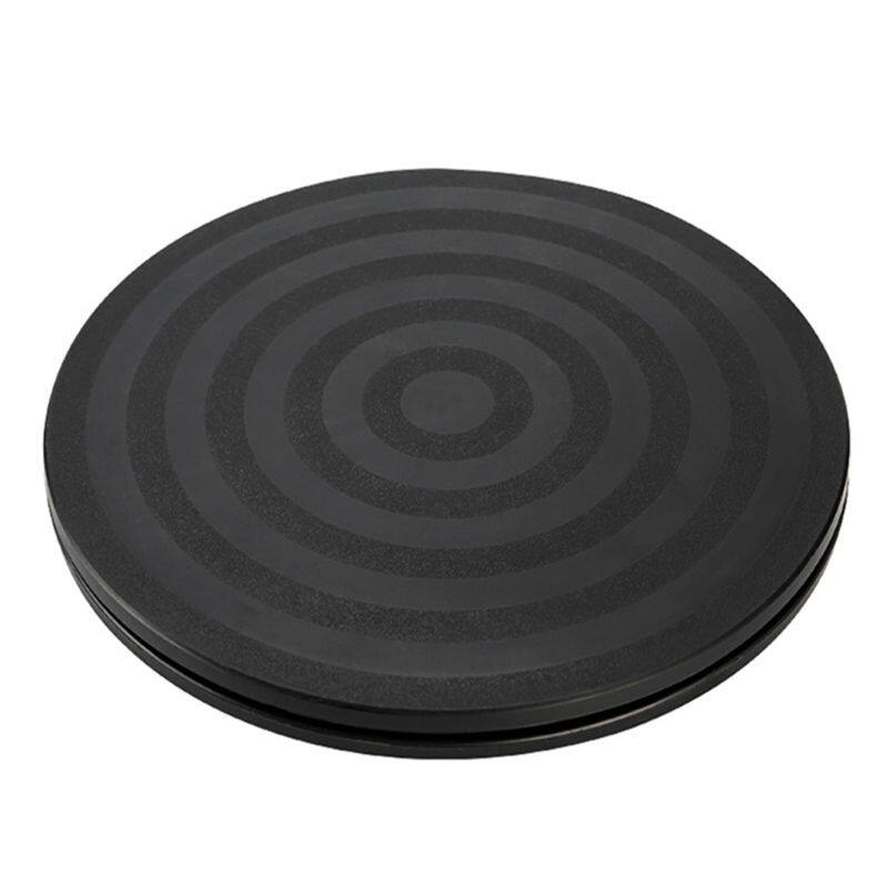 Practical Clay Sculpture Turntable 8 20cm Black Plastic Turntable Round