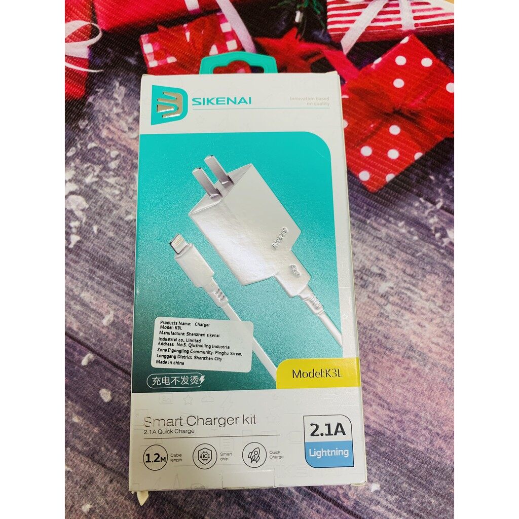 Sạc iphone cao cấp supitec - sạc dòng cao cho iphone, bộ sạc nhanh sikenai k3l
