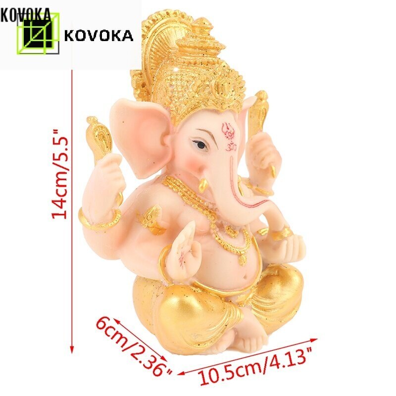 Cvz198 variety tượng phật ganesha chúa tể vàng mặt trời, tượng thần voi bức tượng ganesh