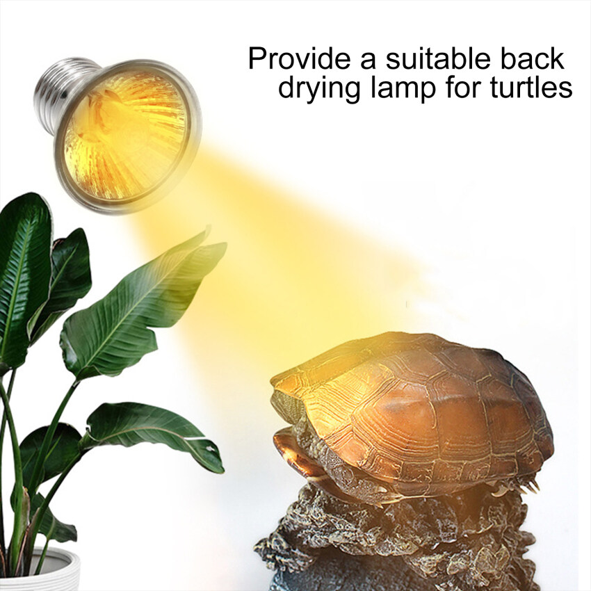 Ce bò sát Đèn UVA + UVB 3.0 Pet bóng đèn sưởi rùa Basking đèn UV bóng đèn
