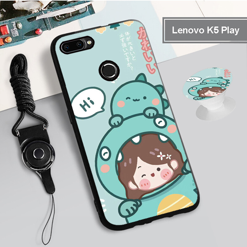 Ốp silicon mềm cho lenovo k5 play/zte nubia z17 minis/5.5 nokia 6.1/meizu m5c/meizu m6t kèm vòng và dây
