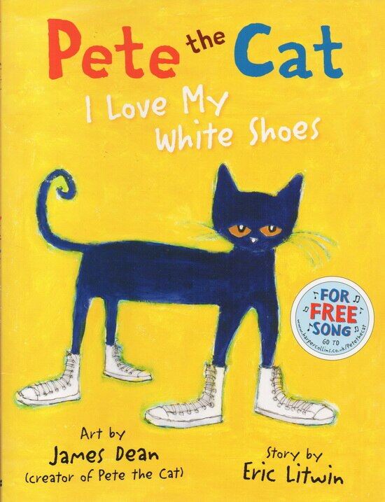 Pete The Cat I Love My White Shoes English Picture Book Children Early Education Primary School Enlightenment Bedtime Reading