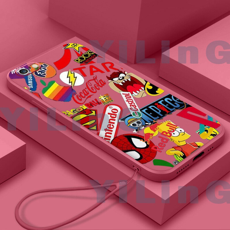 Ốp lưng iphone 6 plus iphone 6s plus hoạt hình quái vật nhỏ phổ biến thiết kế hoạt hình