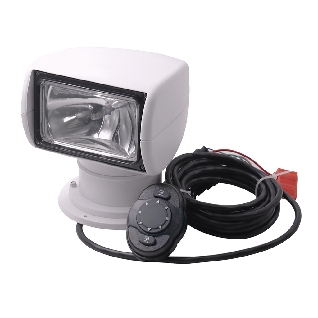 Boat Remote Control Spotlight Truck Marine Remote Searchlight 12V 100W Bulb