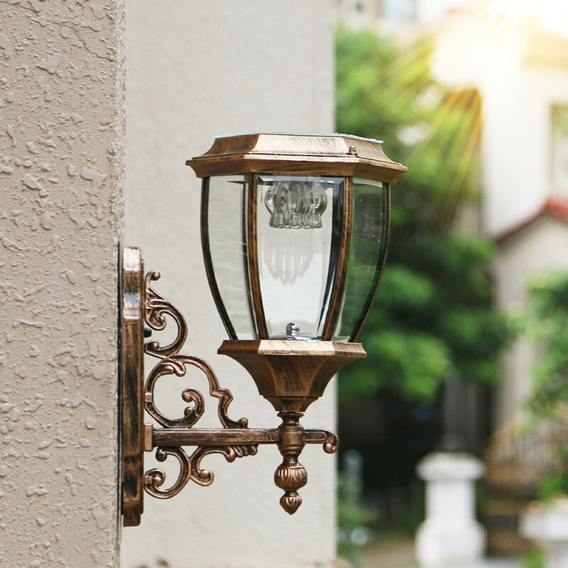 Đèn tường năng lượng mặt trời đèn led chống nước ngoài trời đèn chiếu sáng ngoài trời điều khiển đèn cửa sân vườn sân thượng sân vườn điện nhỏ sedan năng lượng mặt trời