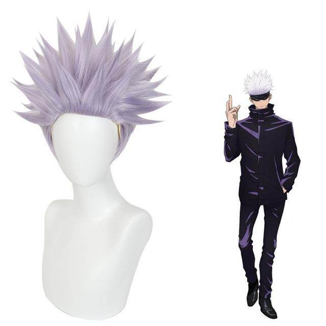 Gojo satoru cosplay màu tím trang phục ban đầu Anime jujutsu kaisen gojo satoru