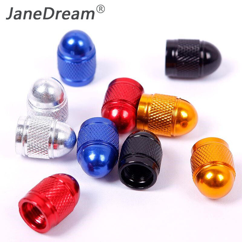 JaneDream 4X Nhôm Xe Tải Pickup Air Port Bìa Tire Van Bánh Xe Stem Cap