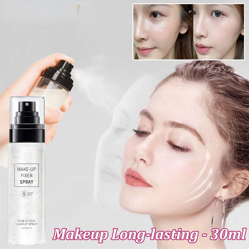 Xịt trang điểm xịt cố định lớp nền giữ ẩm lâu trôi xịt trang điểm xịt hoàn thiện mờ mỹ phẩm cho da 100ml