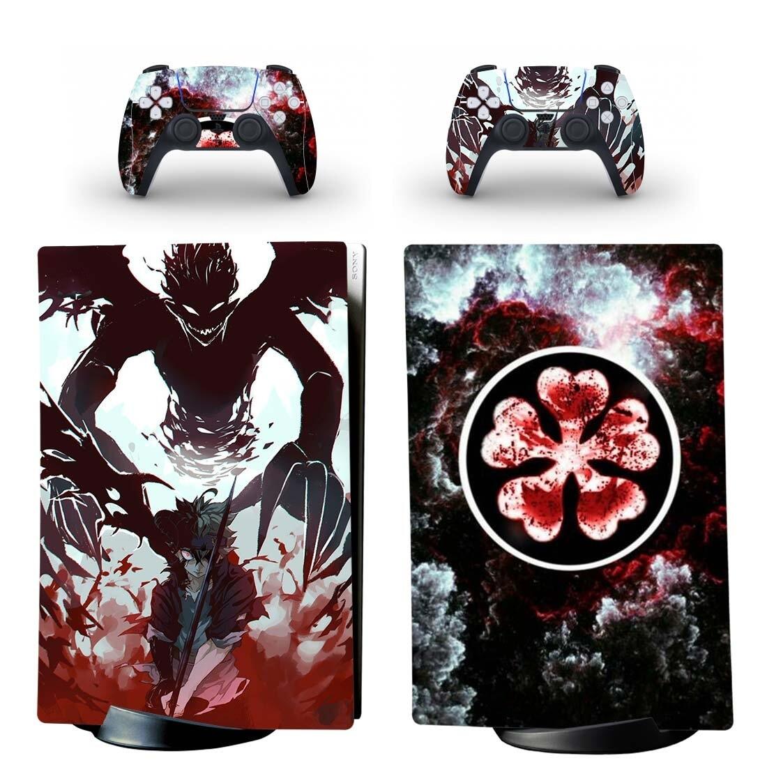 Amazon.com: Toxxos PS5 Skin - Disc Edition Anime Console and Controller  Accessories Cover Skins PS5 Controller Skin Gift ps5 Skins for Console Full  Set Red and White PS5 Skin : Video Games