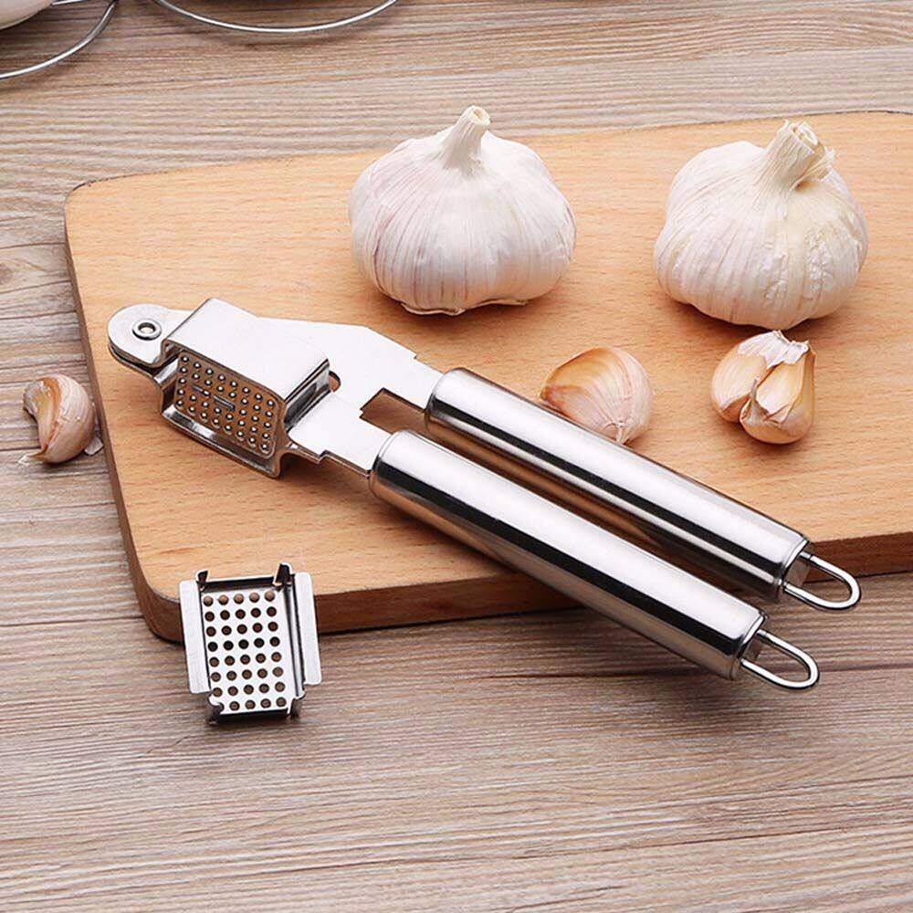 Dụng Cụ Ép Hữu Ích Dụng Cụ Nghiền Cầm Tay Bằng Thép Không Gỉ Dụng Cụ Nghiền Tỏi Dụng Cụ Đập Tỏi Phụ Kiện Nhà Bếp