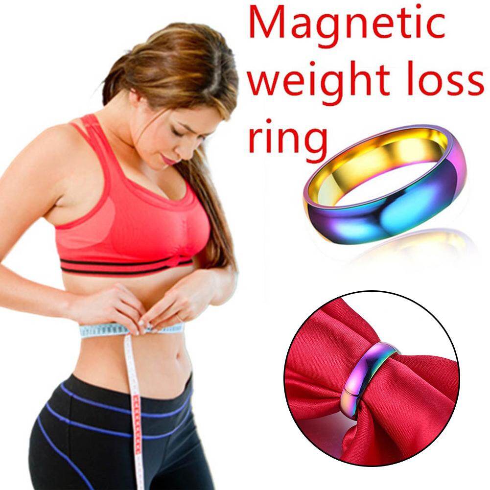 Sóng Hấp Dẫn Nhiều Màu Cặp Đôi Người Yêu Giảm Cân Đốt Mỡ Giảm Béo Nhẫn Từ Trang Sức