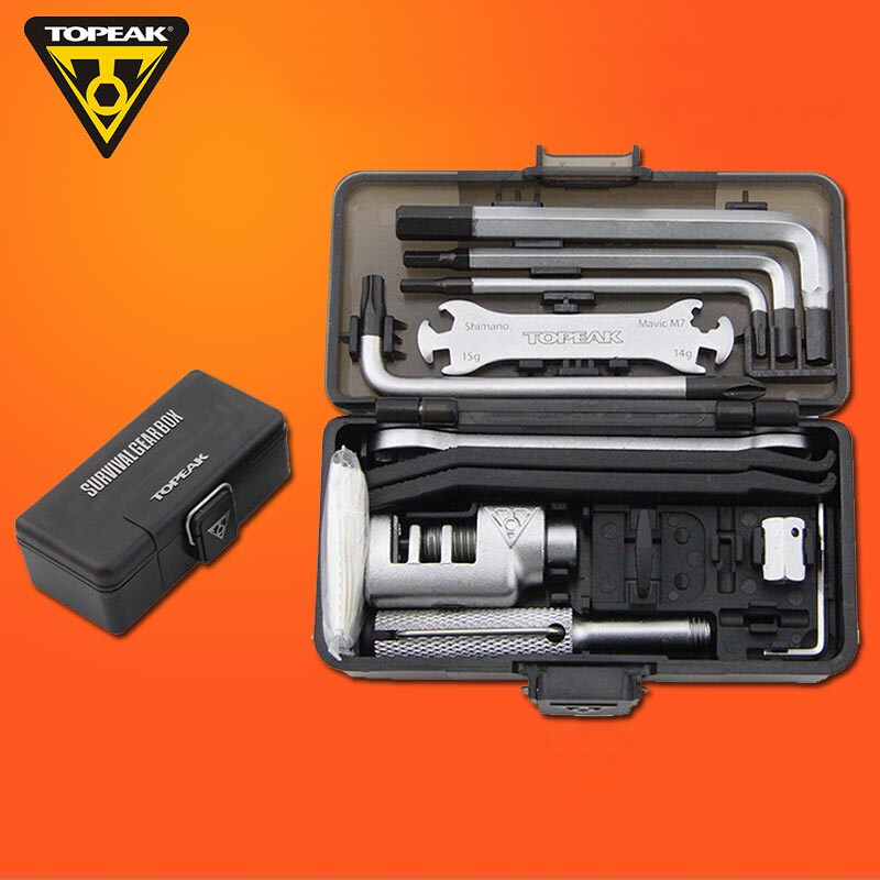 Bộ dụng cụ sửa chữa đa năng topeak tt2543 survival bánh hộp dụng cụ cầm tay đi xe đạp bộ cờ lê xe đạp đường trường mtb bicicleta
