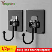 YESPERY Self-Adhesive Strong Hooks for Home Organization