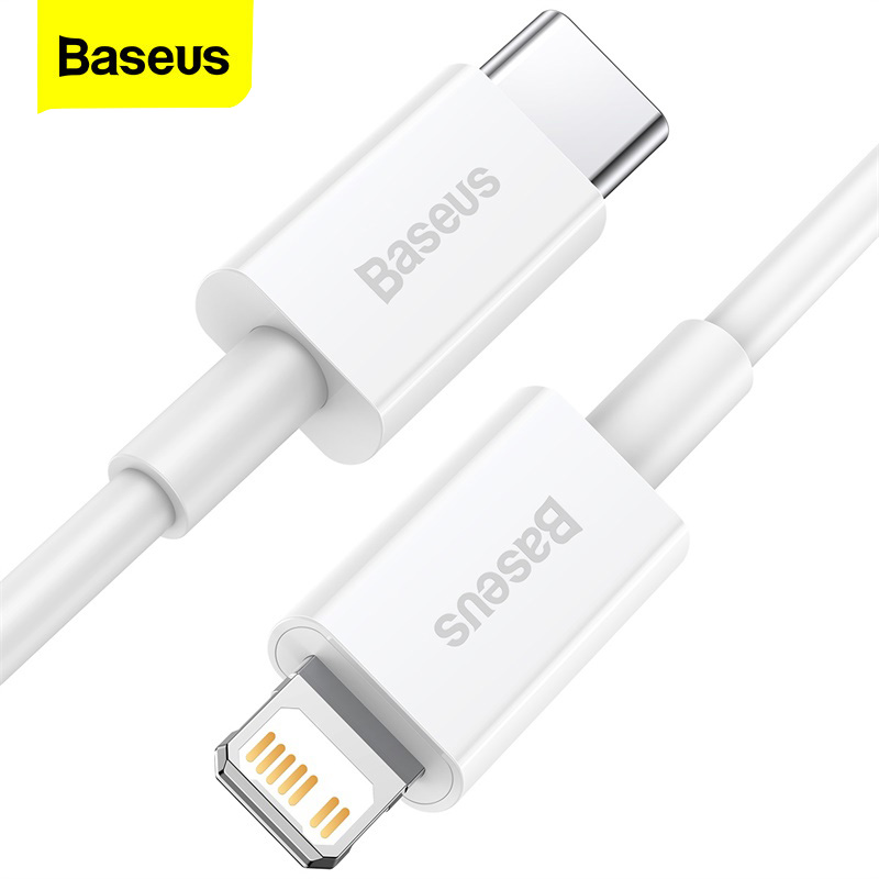 Baseus loại usb c pd 20w cáp cho iphone se 11 12 13 14 pro max x xs 8 nhanh usb c cáp cho iphone cáp sạc loại c dây