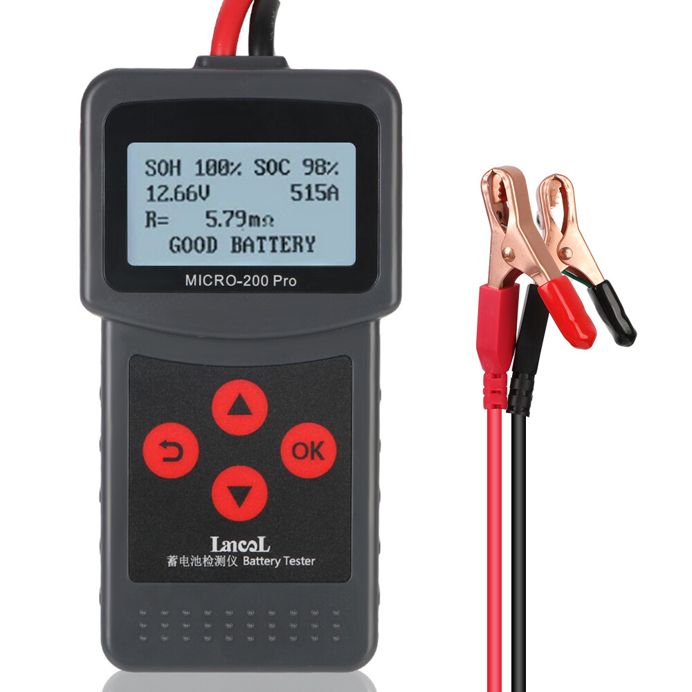 Dụng cụ kiểm tra dung lượng ắc quy micro200pro cho nhà để xe dụng cụ kiểm tra ắc quy ô tô phụ kiện ô tô 12v
