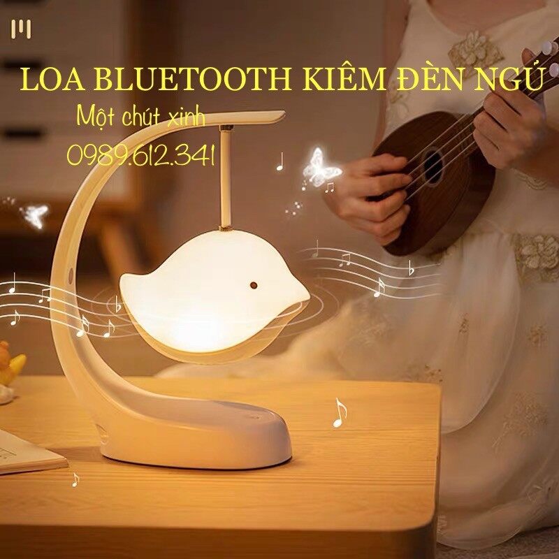 +đèn ngủ chim bird có loa bluetooth- món quà sáng tạo cho bé