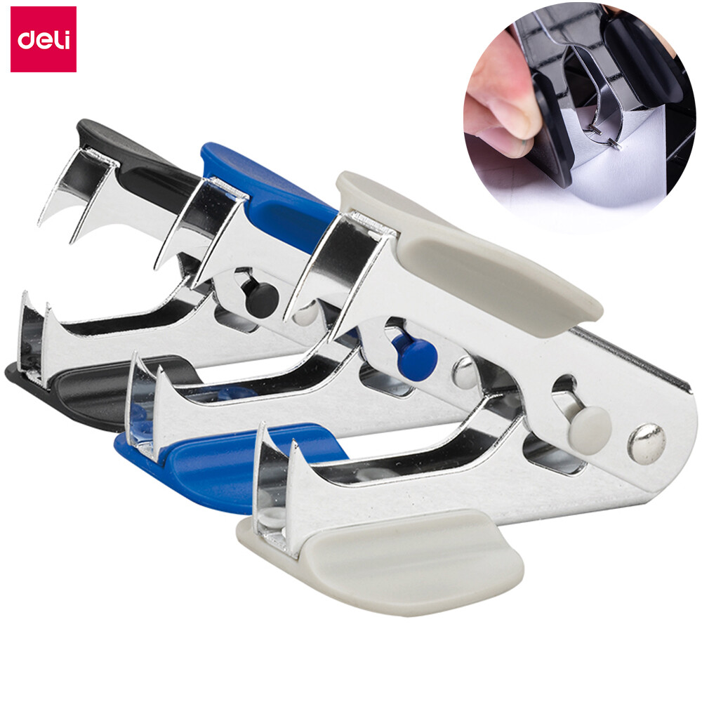 Dụng Cụ Tháo GHIM Deli Dụng Cụ Kéo Đinh Bằng Thép Không Gỉ Máy Dập Ghim Mini Cầm Tay, Kẹp Tẩy Móng Tiết Kiệm Lao Động Dụng Cụ Tháo Ghim Tùy Chọn 3 Màu Ghim Cài Văn Phòng Gia Đình Dễ Điều Khiển Dụng Cụ Tháo Dụng Cụ Văn Phòng Phẩm Cho 24/6 26/6 Ghim