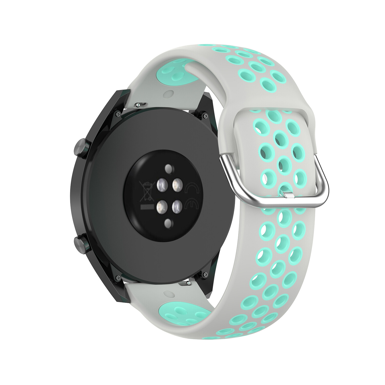 Tương Thích Với Samsung Galaxy Watch 3 45Mm/HUAWEI GT2 46Mm, Dây Đeo Thể Thao Bằng Silicon Mềm 22Mm Với Chốt Tháo Nhanh Thay Thế Cho Đồng Hồ Samsung Galaxy 3 45Mm/Galaxy Watch 46Mm