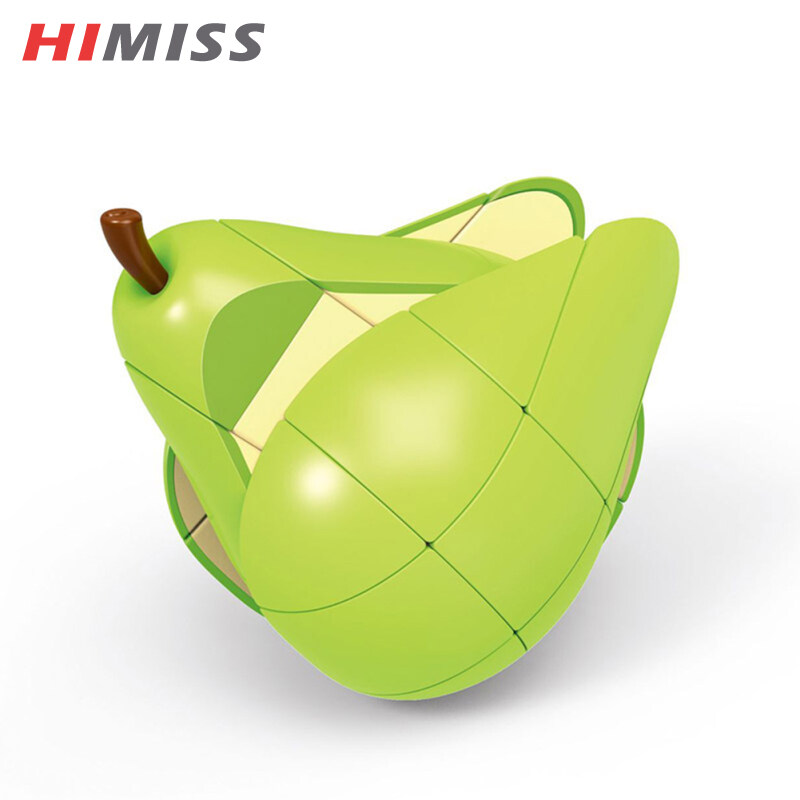 HIMISS Graduation Gift 3x3 Creative Fruit Speed Cube Pear Smooth Magic
