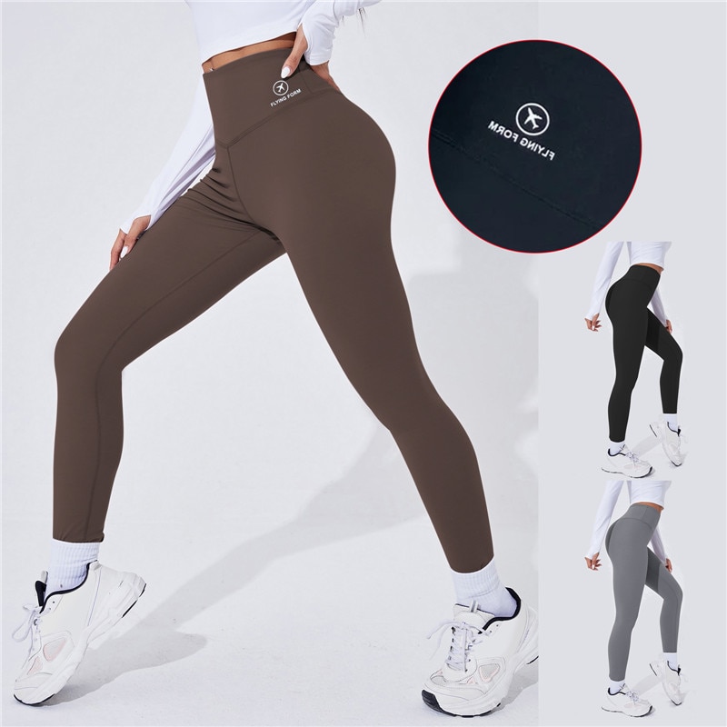 Xà Cạp Liền Nâng Quần Legging Thể Thao Nữ Eo Cao Quần Tập Yoga Quần Tập Thể Dục Thường Ngày Trang Phục Tập Gym Mỏng Quần Yoga