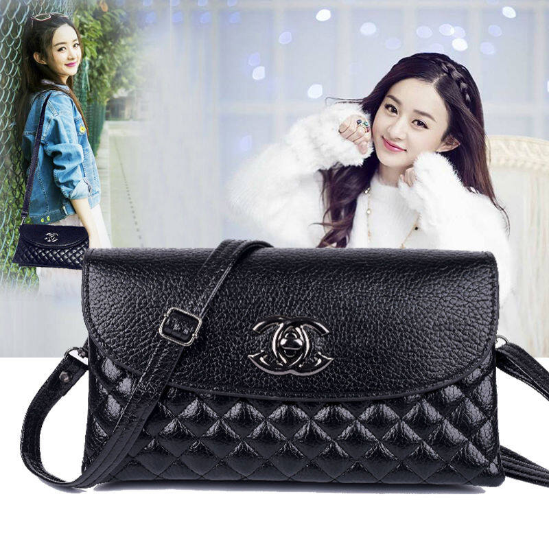 Women's Messenger Bags Shoulder Bags Women's Korean Messenger Bags Wild Casual Clutch Middle-aged Women's Bags