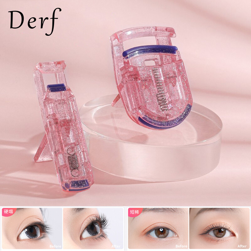 Derf máy uốn lông mi máy uốn lông mi bột lấp lánh cầm tay máy uốn lông mi góc rộng máy uốn lông mi một phần cho người mới bắt đầu