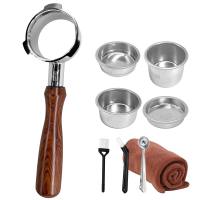 NEOUZA 51mm Bottomless PortafilterCompatible with Donlim/Duchess/ Giselle/Baumann/Petrus/Yabano/Lahome/xiaomi/hibrew h10b/Espresso Machines 304 Stainless Steel