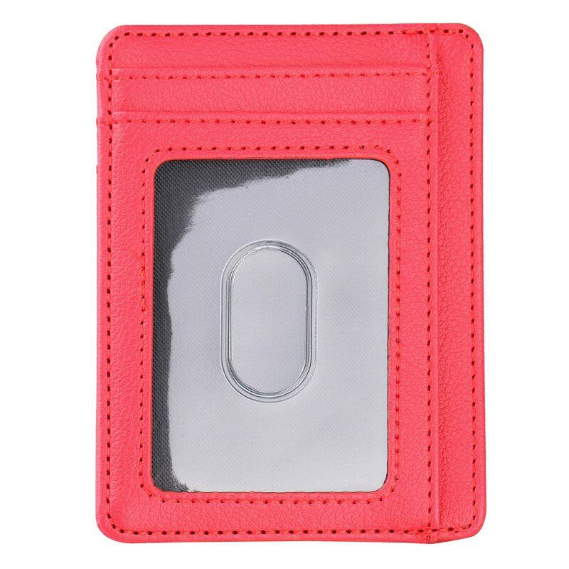 Ví tối giản chặn rfid siêu mỏng, bao đựng danh thiếp ngân hàng da nam siêu mỏng ví đựng thẻ tín dụng id
