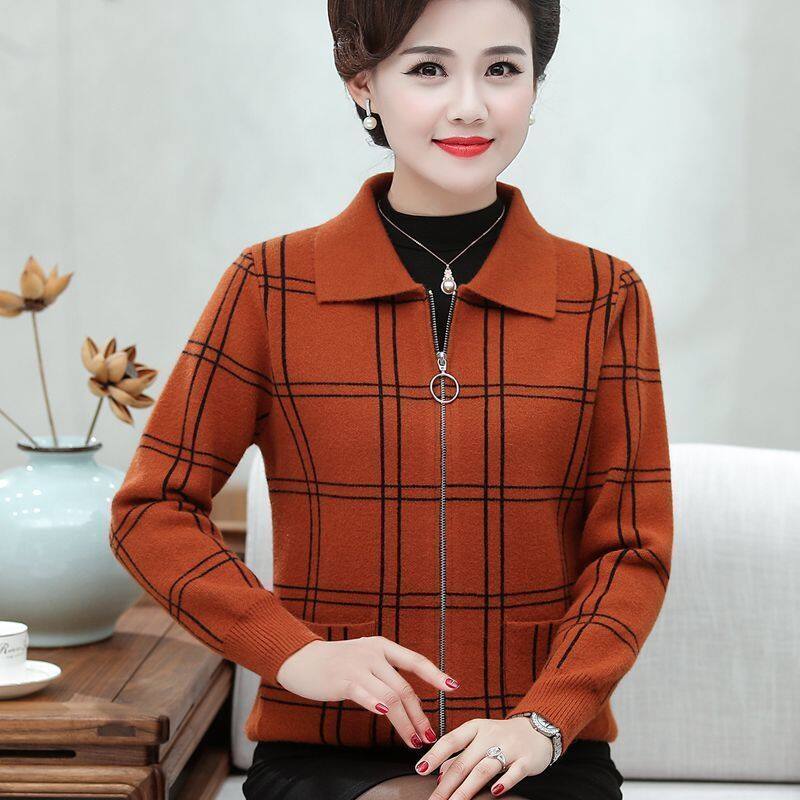 Áo Khoác Mùa Thu Có Khóa Kéo Mới Cho Áo Khoác Nữ Kẻ Sọc Ngắn, Áo Cardigan Mỏng Mỏng