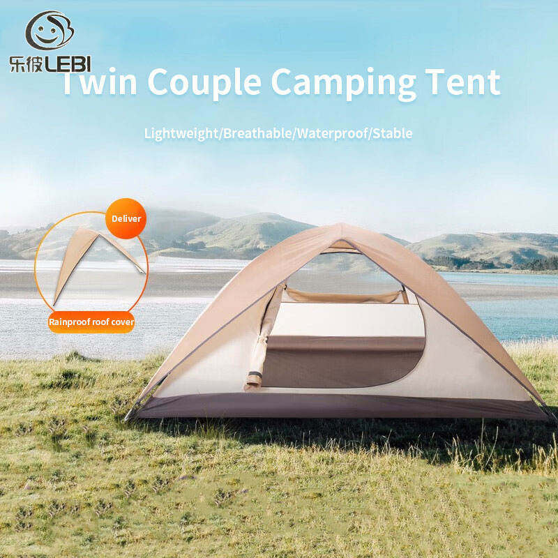 Outdoor camping double tent wholesale light folding camping mosquito