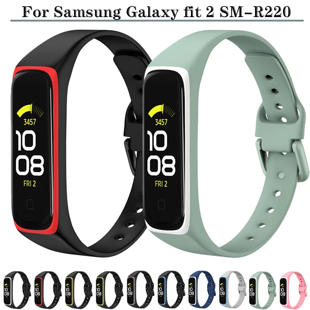 Vòng đeo Tay Fit2 Watch Dây Đeo Thể Thao Silicon Cho Samsung