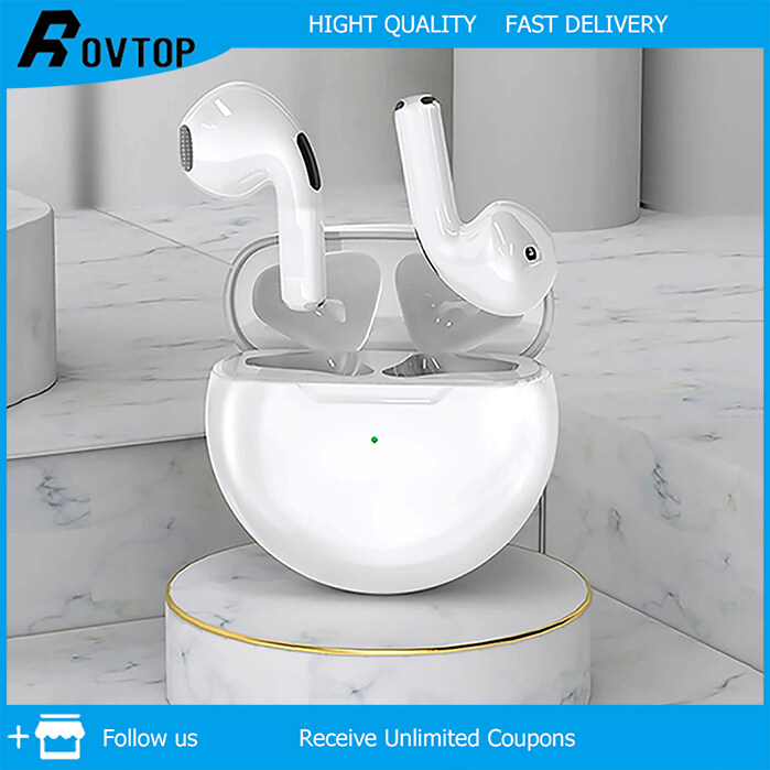 Rovtop 5.0 Small Bluetooth Earphone 100% Pro6 Bluetooth Earphone J6