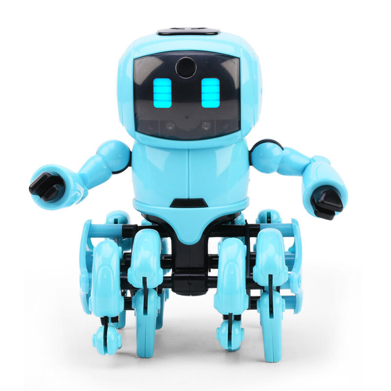 Đồ chơi robot mini sạc usb điều khiển không dây có âm thanh cho trẻ em - INTL