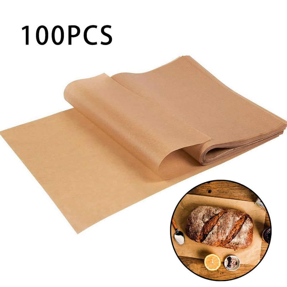 Parchment Paper Sheets 240 Count Precut Non-Stick Unbleached 12x16 Inches Parchment Paper for Baking Cooking Steaming Grilling Bread Cookie 