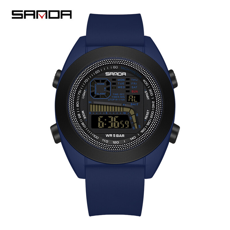 Sandals Noctilucent Electronic Digital Led Luxury Men's Waterproof Sports Leisure Watch SD9025-3 ราคา 227 บาท*ส่งฟรี
