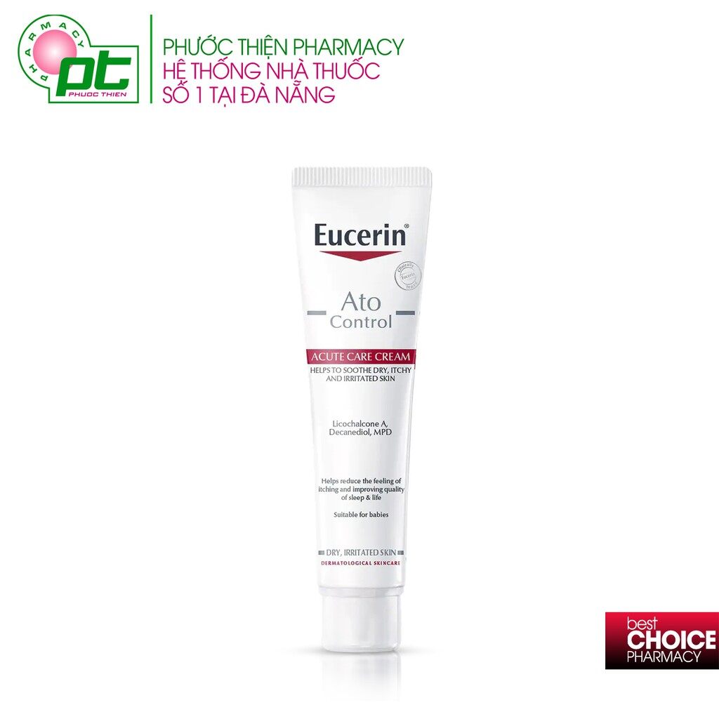 Kem Dưỡng Da Dị Ứng Giai Đoạn Bùng Phát Eucerin Ato Control Acute Cream 40ml