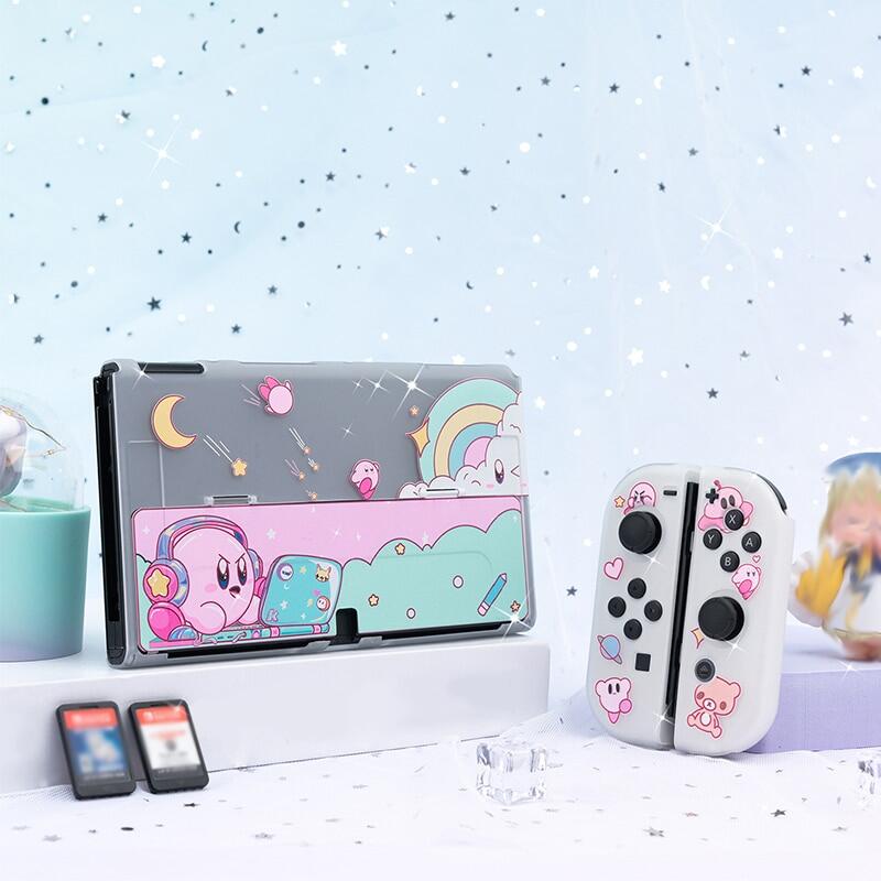 Ốp bảo vệ kawaii cho nintendo switch ốp tpu mềm oled vỏ máy chơi game joycon cho nintendo switch tinh khiết oled