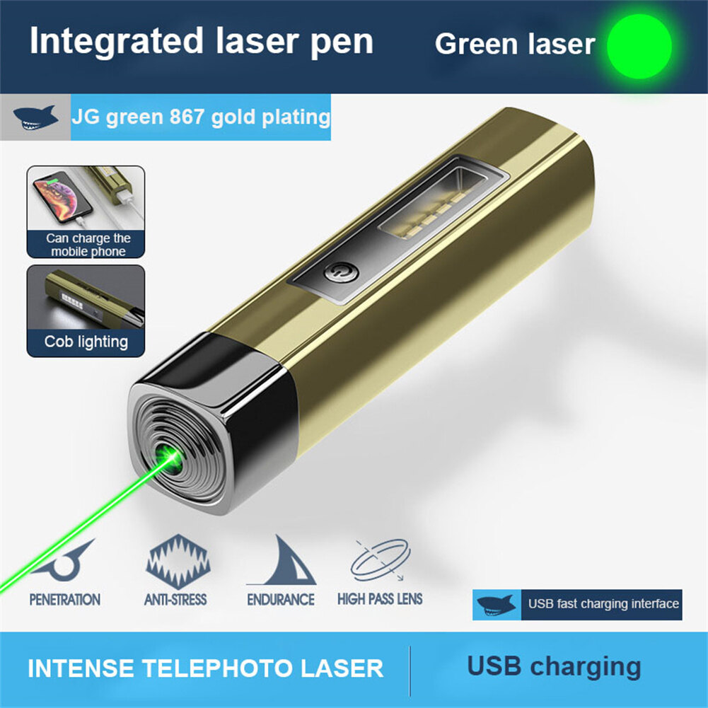 Bán chạy!!! đèn pin giảng dạy smile shark mini nhỏ đèn pin laze với cob đèn bên laser tầm xa trêu chọc mèo bàn chơi cát
