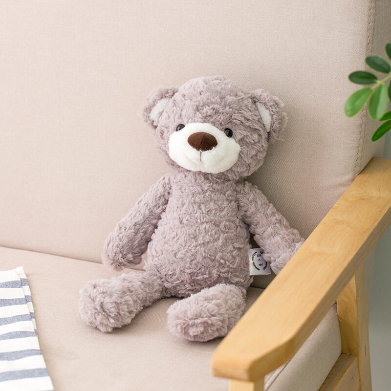 grey and pink teddy bear