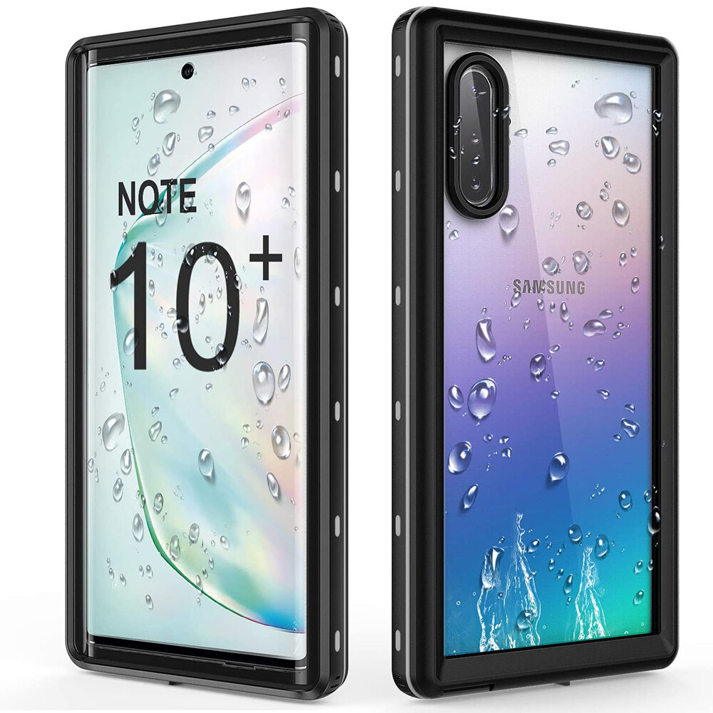 Ốp Chống Nước Galaxy Note 10 + Plus Ốp Samsung Note 10 Ốp Bảo Vệ Màn Hình 360 ° Toàn Thân Chống Sốc Chống Bụi Chống Nước IP68 Ốp Lưng Chống Nước Cho Note 10 +